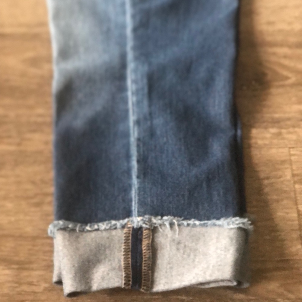 Jennifer Lopez Dark Blue capris Straight Leg Jeans - Picture 13 of 13